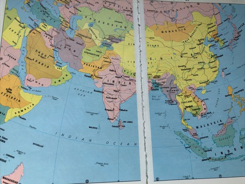Mappa dell asia meridionale - mappa, dell'asia
