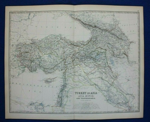 Grande mappa antica - , originale