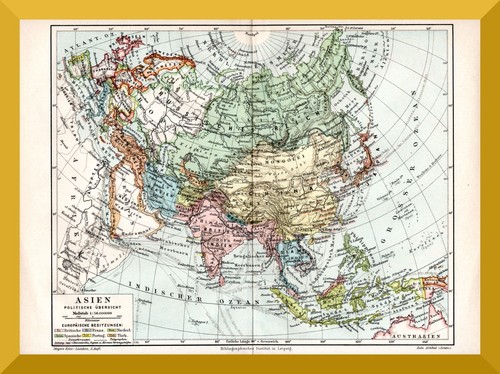 Asia mappe storiche - mappe, del