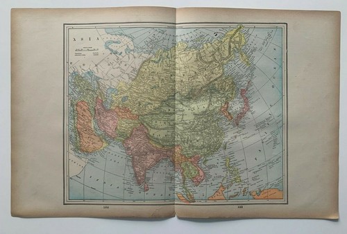 1893 mappa dell asia gaskell - 1893, dell'asia
