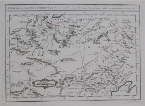 Mappa originale 1749 bellin - mappa,