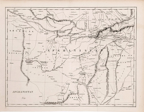 Mappa afghanistan 1842 - mappa,