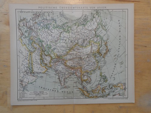 Orig litografia mappa - orig.(1893),