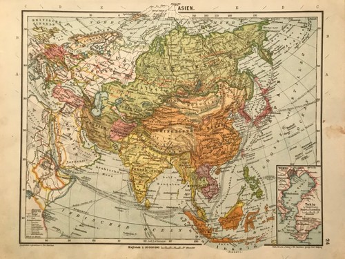 Mappa asia rassegna politica - mappa,