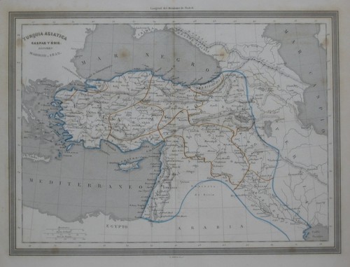 Mappa originale 1852 gaspar - 1852,