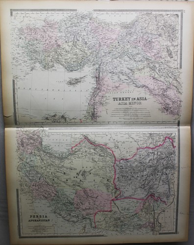 Bradley atlas mappa pagina - bradley's,