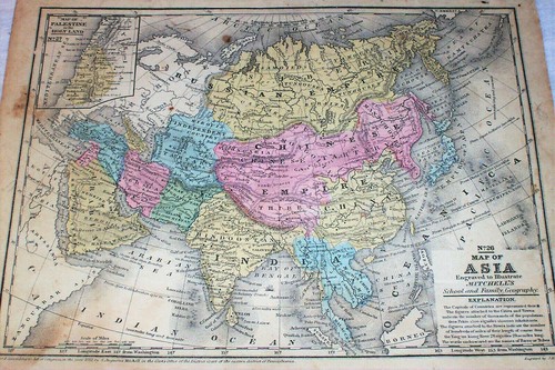 1852 asia antica mappa - 1852,