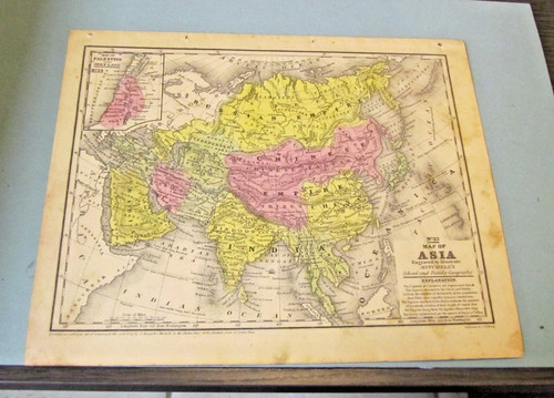 1839 mitchell mappa - asia, cina