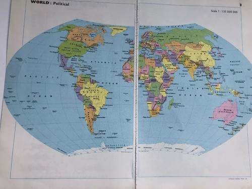 1994 mappa politica - del, mondo