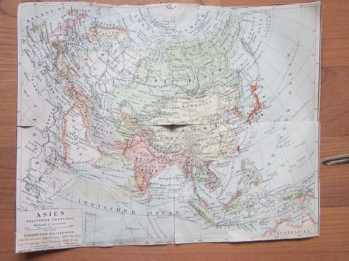 Mappa panoramica politica - , asia