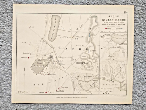 Antica mappa del 1848 che
