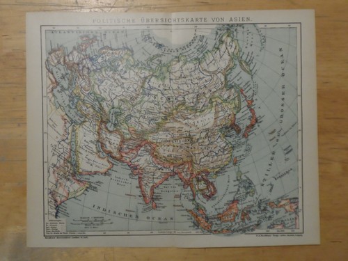 Orig litografia mappa - litografia,