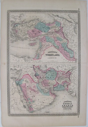 Mappa johnson colore - mappa, originale