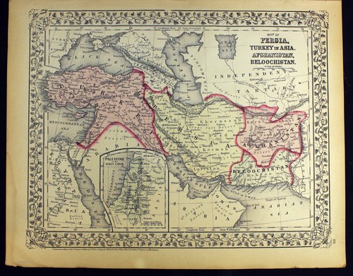 Antica mappa 1872 - 1872, della