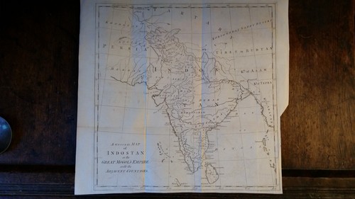Antica mappa rame 1760 - in,