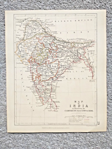 Antica mappa del 1848 - , che
