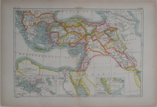 Mappa originale 1888 - , johnston