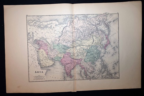 Antica mappa asia - antica,