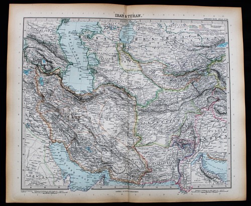 Stielers mano atlante mappa - stielers,