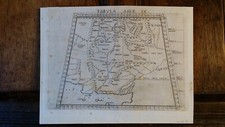 1574 ANTICA MAPPA TABULA ASIAE