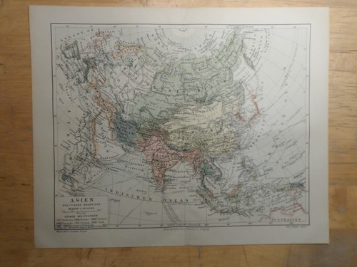Orig litografia mappa - litografia,