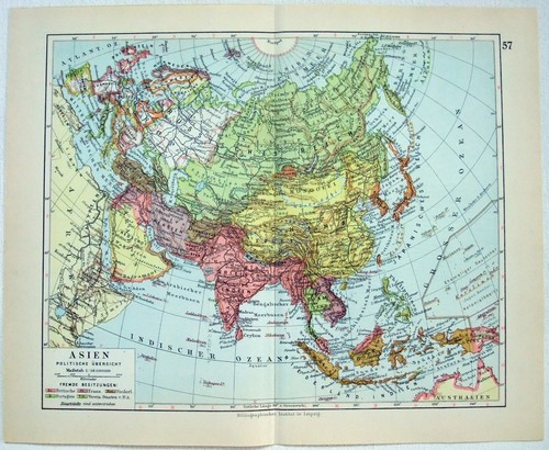 Asia mappa politica - asia,