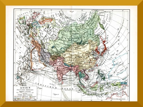 Asia mappe storiche del - asia, +2